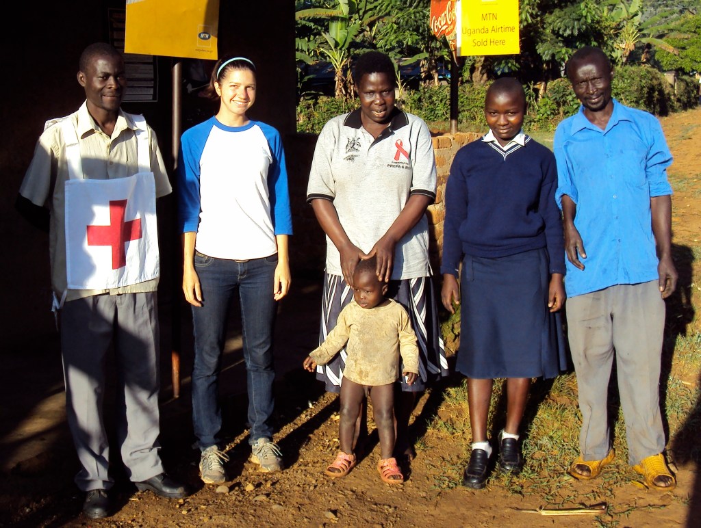 Local health worker and family