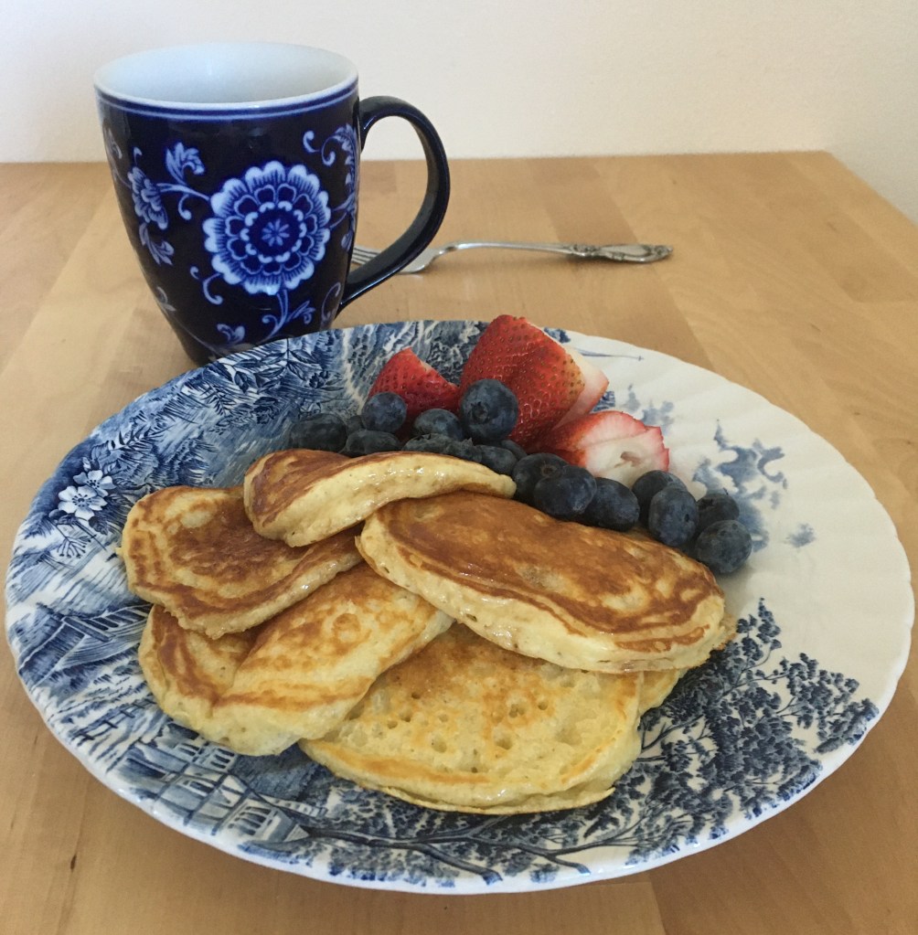 Stolen blue and white mismatched dishes collection