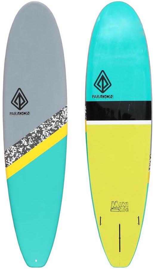 Stolen Paragon surf board foam top, assorted stolen surf boards