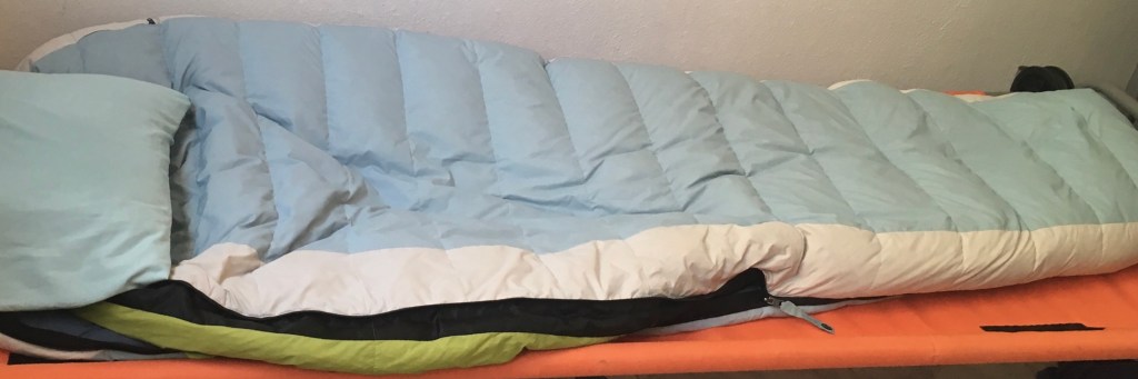 Stolen REI women's Mojave 10 degree down sleeping bag