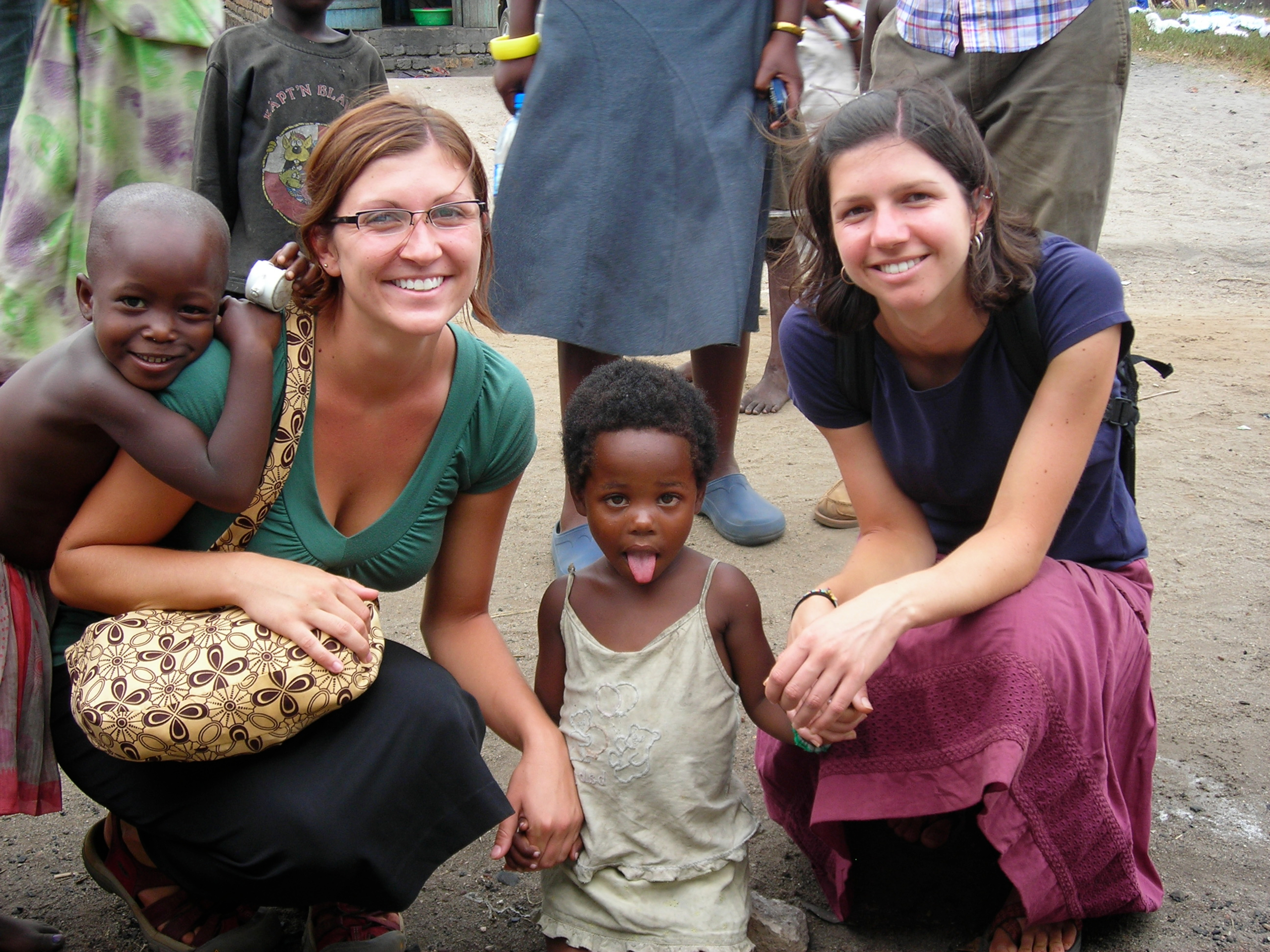 photo with Courtney during Peace Crops training