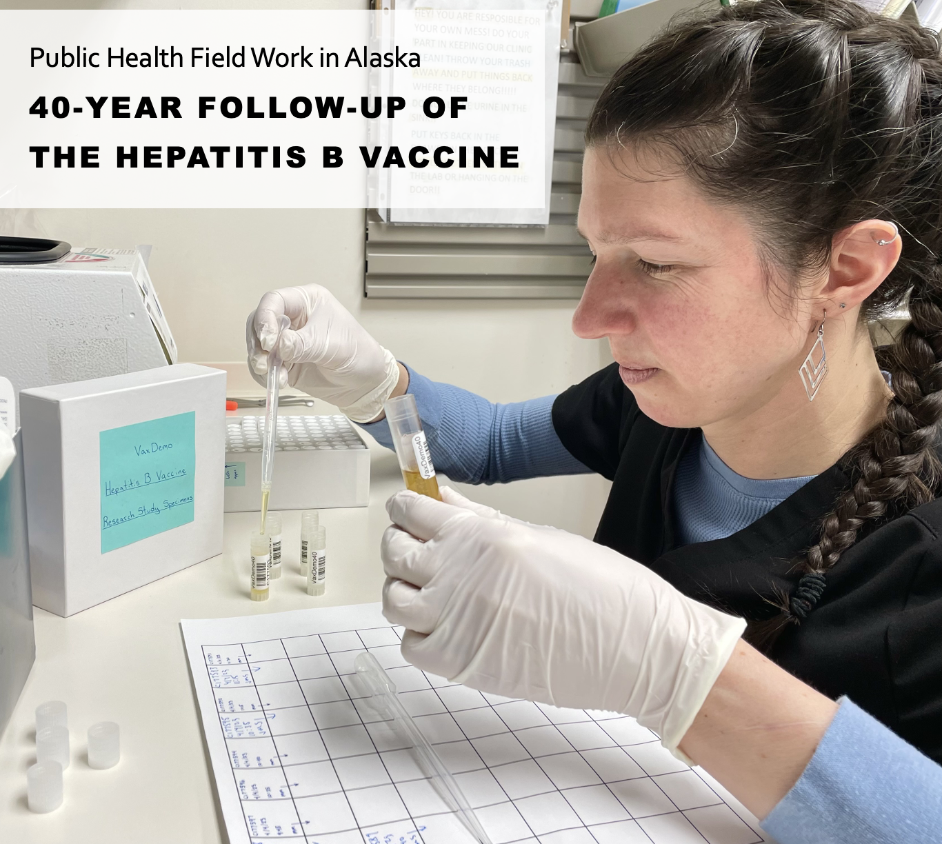 Public Health Field Work in Alaska: 40-year follow-up of the hepatitis B vaccine. CDC Arctic Investigations Program Epidemiology