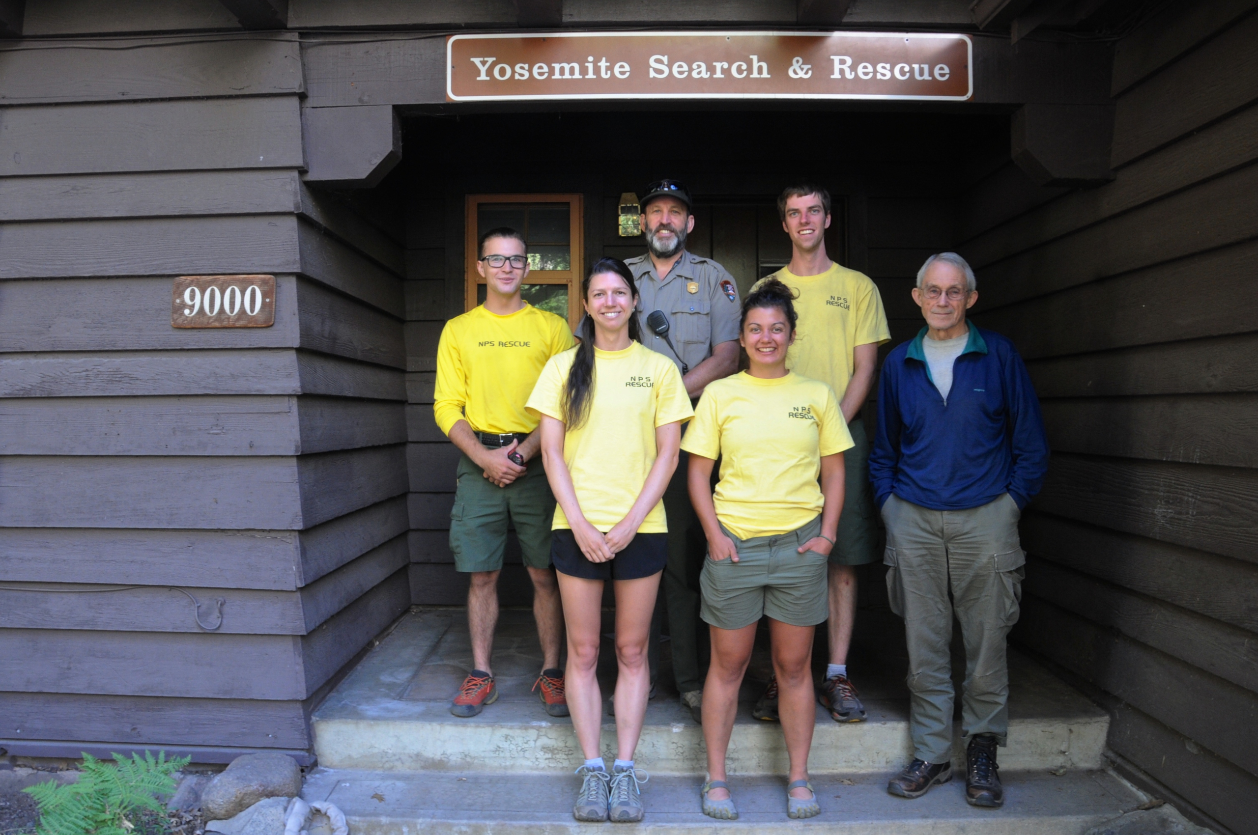 PSAR team at Yosemite Search and Rescue office